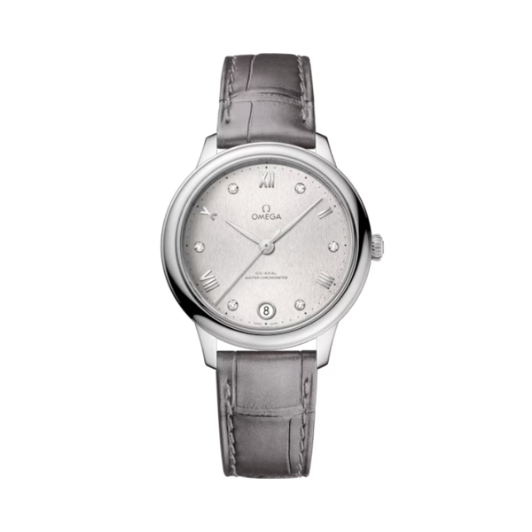 DE VILLE PRESTIGE 34 MM STAINLESS STEEL WITH SILVER DIAL