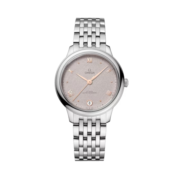 DE VILLE PRESTIGE 34 MM STAINLESS STEEL WITH GREY DIAL