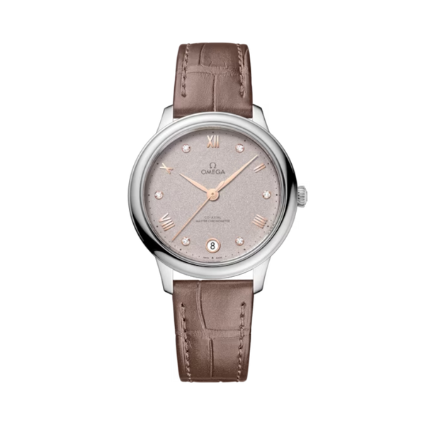DE VILLE PRESTIGE 34 MM STAINLESS STEEL WITH GREY DIAL