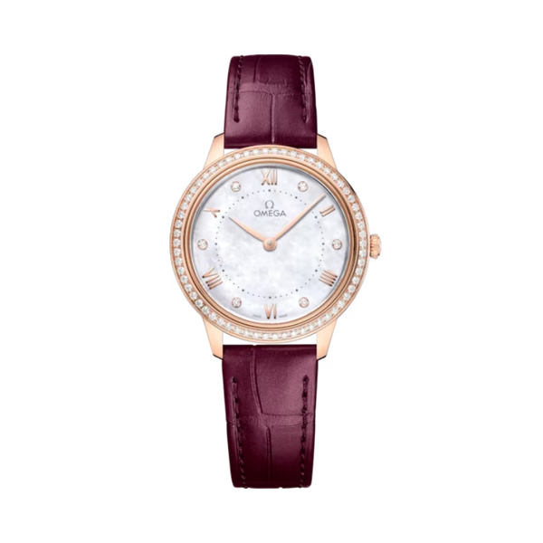 DE VILLE PRESTIGE 30 MM SEDNA™ GOLD WITH MOTHER OF PEARL DIAL