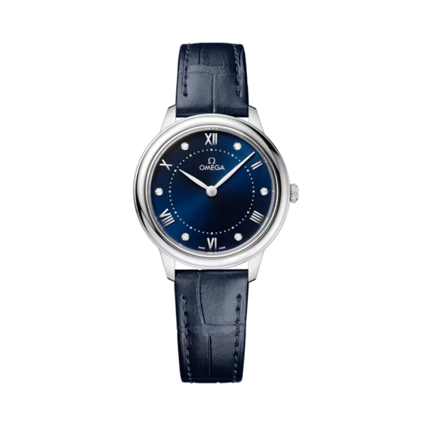 DE VILLE PRESTIGE 30 MM STAINLESS STEEL WITH BLUE DIAL