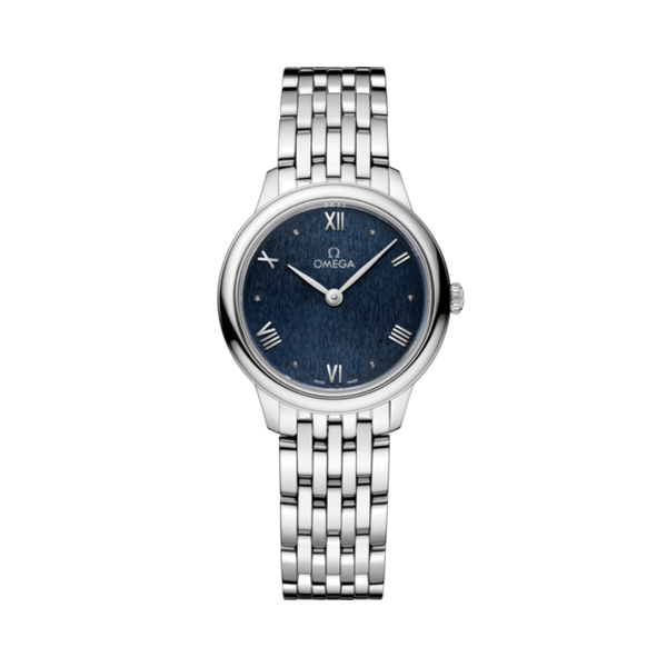 DE VILLE PRESTIGE 27 MM STAINLESS STEEL WITH BLUE DIAL