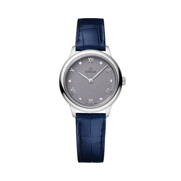 DE VILLE PRESTIGE 27 MM STAINLESS STEEL WITH BLUE DIAL