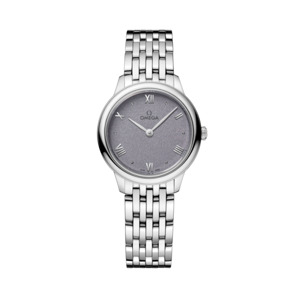 DE VILLE PRESTIGE 27 MM STAINLESS STEEL WITH BLUE DIAL