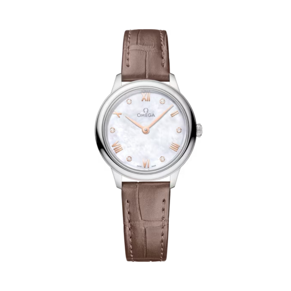 DE VILLE PRESTIGE 27 MM STAINLESS STEEL WITH MOTHER OF PEARL DIAL