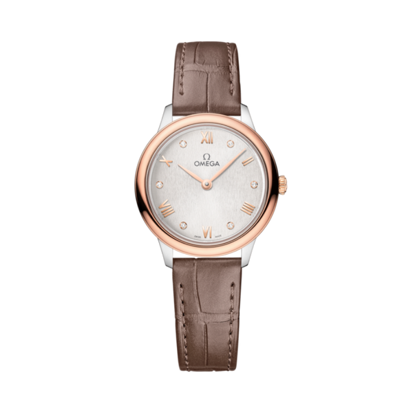 DE VILLE PRESTIGE 27 MM STAINLESS STEEL - SEDNA™ GOLD WITH SILVER DIAL