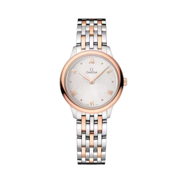DE VILLE PRESTIGE 27 MM STAINLESS STEEL - SEDNA™ GOLD WITH SILVER DIAL
