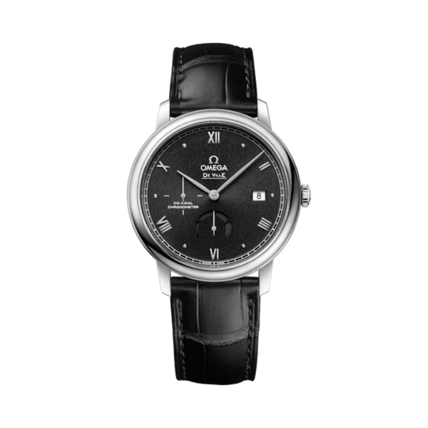 DE VILLE PRESTIGE 39 MM STAINLESS STEEL WITH BLACK DIAL