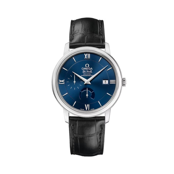 DE VILLE PRESTIGE 39 MM STAINLESS STEEL WITH BLUE DIAL