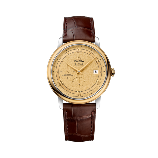 DE VILLE PRESTIGE 39 MM STAINLESS STEEL - YELLOW GOLD WITH YELLOW DIAL