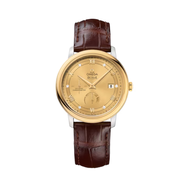 DE VILLE PRESTIGE 39 MM STAINLESS STEEL - YELLOW GOLD WITH YELLOW DIAL