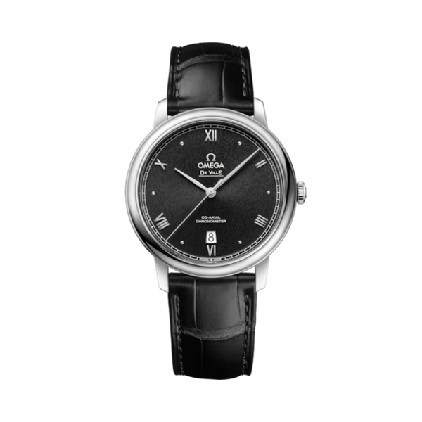 DE VILLE PRESTIGE 39 MM STAINLESS STEEL WITH BLACK DIAL