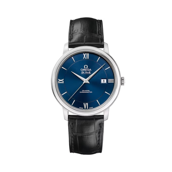 DE VILLE PRESTIGE 39 MM STAINLESS STEEL WITH BLUE DIAL
