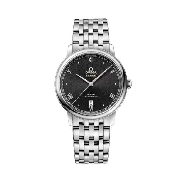DE VILLE PRESTIGE 39 MM STAINLESS STEEL WITH BLACK DIAL