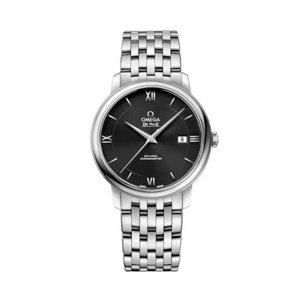 DE VILLE PRESTIGE 39 MM STAINLESS STEEL WITH BLACK DIAL
