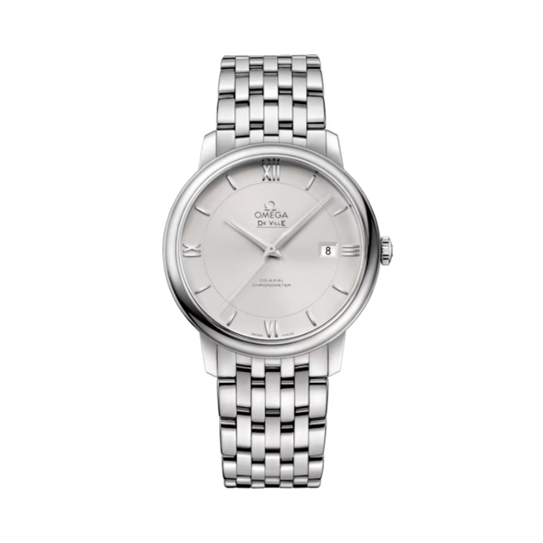 DE VILLE PRESTIGE 39 MM STAINLESS STEEL WITH SILVER DIAL