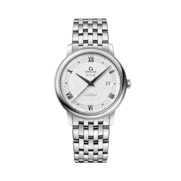 DE VILLE PRESTIGE 39 MM STAINLESS STEEL WITH SILVER DIAL
