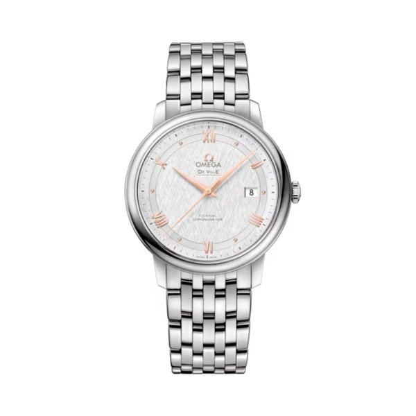 DE VILLE PRESTIGE 39 MM STAINLESS STEEL WITH SILVER DIAL