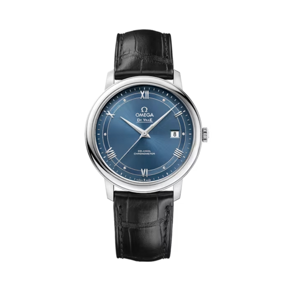 DE VILLE PRESTIGE 39 MM STAINLESS STEEL WITH BLUE DIAL
