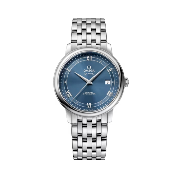 DE VILLE PRESTIGE 39 MM STAINLESS STEEL WITH BLUE DIAL