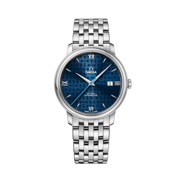 DE VILLE PRESTIGE ORBIS EDITION 39 MM STAINLESS STEEL WITH BLUE DIAL