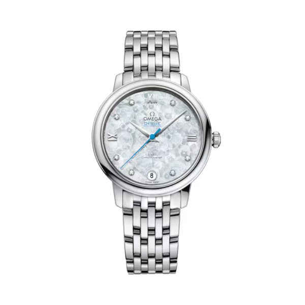 DE VILLE PRESTIGE ORBIS EDITION 33 MM STAINLESS STEEL WITH MOTHER OF PEARL DIAL
