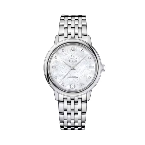 DE VILLE PRESTIGE BUTTERFLY 33 MM STAINLESS STEEL WITH MOTHER OF PEARL DIAL