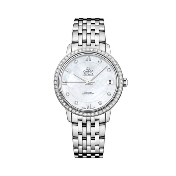 DE VILLE PRESTIGE 33 MM STAINLESS STEEL WITH MOTHER OF PEARL DIAL