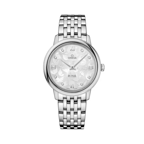 DE VILLE PRESTIGE BUTTERFLY 33 MM STAINLESS STEEL WITH SILVER DIAL