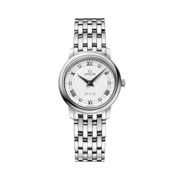 DE VILLE PRESTIGE 27 MM STAINLESS STEEL WITH SILVER DIAL