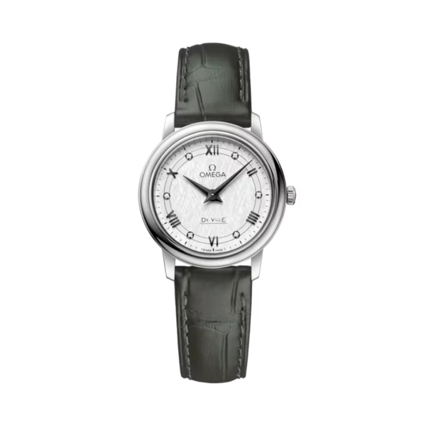 DE VILLE PRESTIGE 27 MM STAINLESS STEEL WITH SILVER DIAL