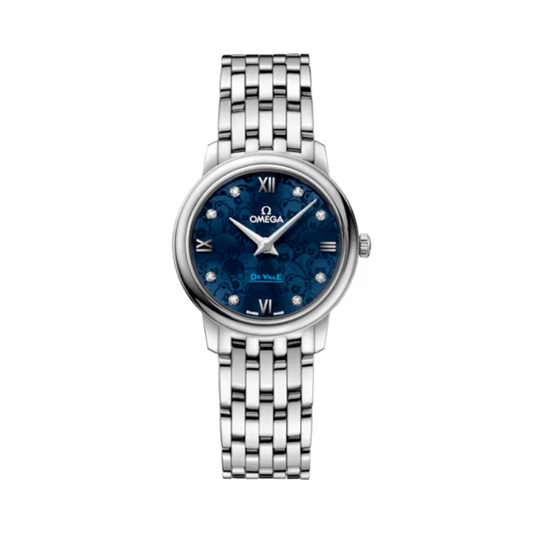 DE VILLE PRESTIGE ORBIS EDITION 27 MM STAINLESS STEEL WITH BLUE DIAL