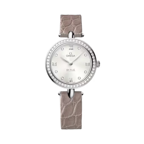 DE VILLE PRESTIGE DEWDROP 27 MM STAINLESS STEEL WITH SILVER DIAL