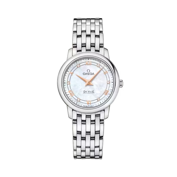 DE VILLE PRESTIGE 27 MM STAINLESS STEEL WITH MOTHER OF PEARL DIAL