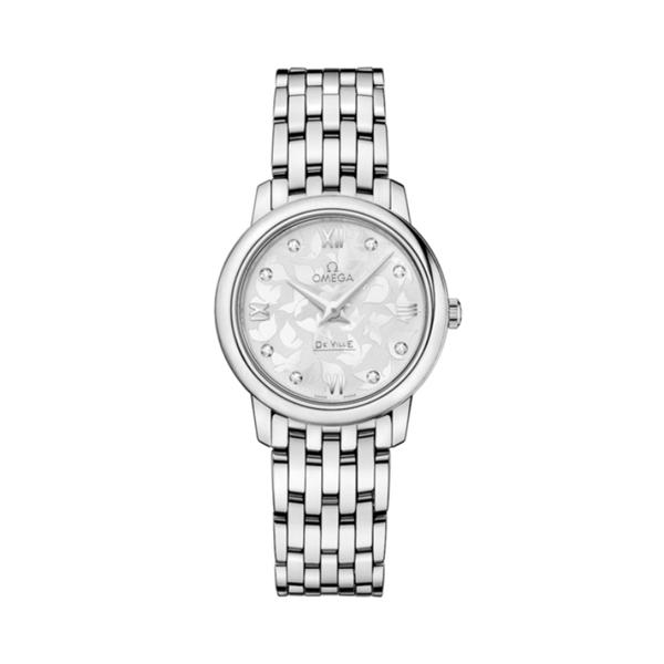 DE VILLE PRESTIGE BUTTERFLY 27 MM STAINLESS STEEL WITH SILVER DIAL