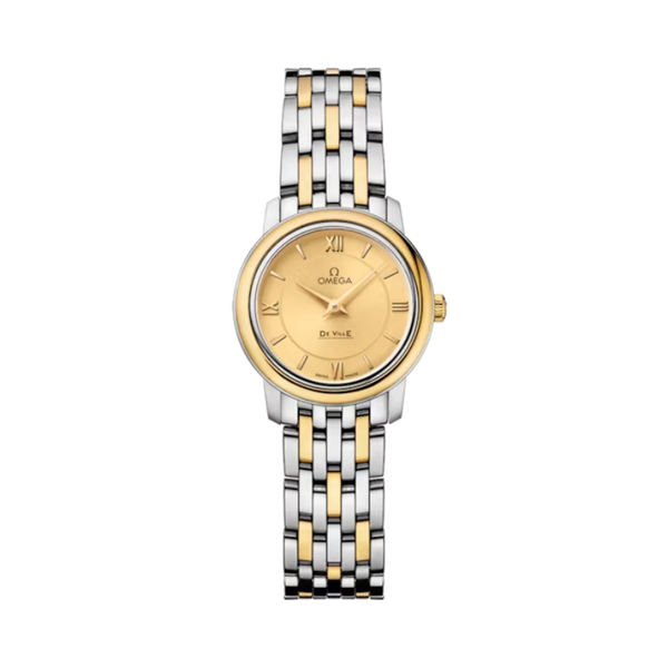 DE VILLE PRESTIGE 24 MM STAINLESS STEEL - YELLOW WITH YELLOW DIAL