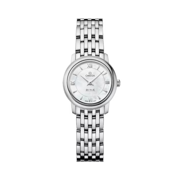 DE VILLE PRESTIGE 24 MM STAINLESS STEEL WITH MOTHER OF PEARL DIAL