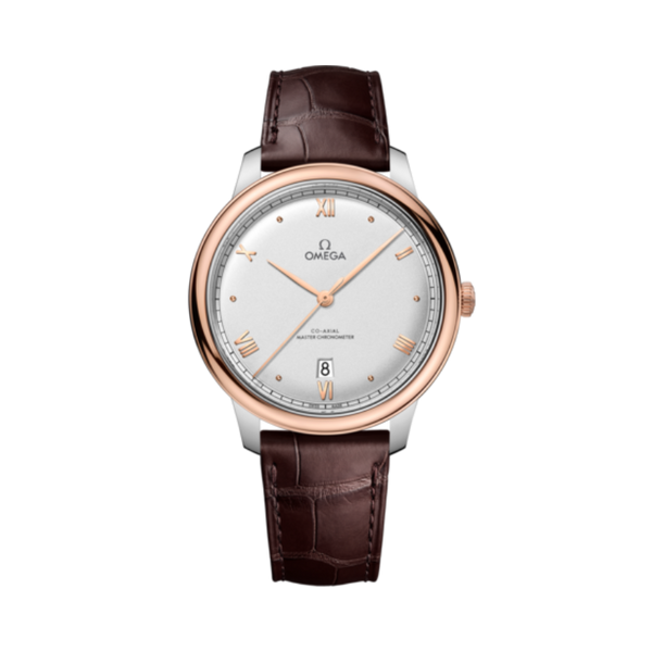 DE VILLE PRESTIGE 40 MM STAINLESS STEEL - SEDNA™ GOLD WITH SILVER DIAL