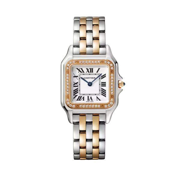 PANTHERE DE CARTIER 37 MM ROSE GOLD WITH SILVER DIAL
