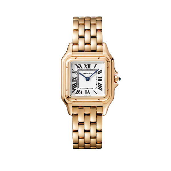 PANTHERE DE CARTIER 37 MM ROSE GOLD WITH SILVER DIAL