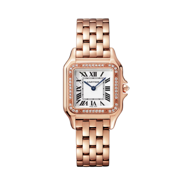 PANTHERE DE CARTIER 36 MM ROSE GOLD WITH SILVER DIAL