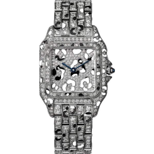 PANTHERE DE CARTIER 37 MM RHODIUMIZED WHITE GOLD