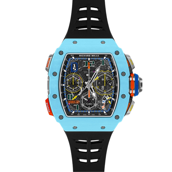 RM 65-01 Automatic Split-Seconds Chronograph pastel blue Quartz TPT®