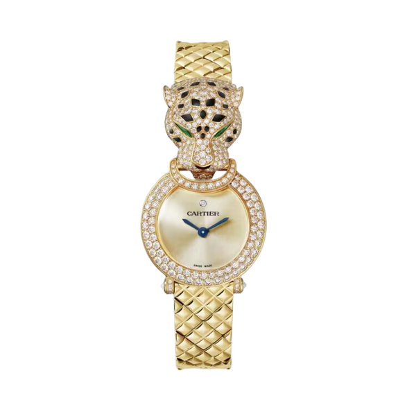 LA PANTHERE DE CARTIER 24 MM 18K YELLOW GOLD WITH GOLD DIAL