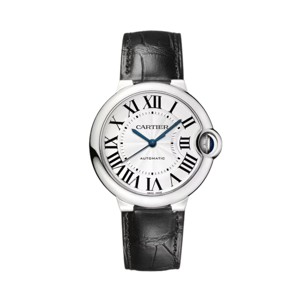 BALLON BLEU DE CARTIER 36 MM STAINLESS STEEL WITH SILVER GUILLOCHE OPALINE DIAL
