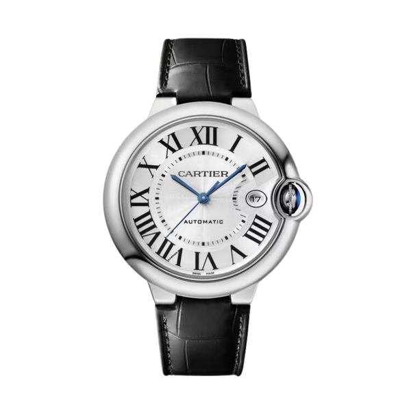 BALLON BLEU DE CARTIER 40 MM STAINLESS STEEL WITH SILVER GUILLOCHE DIAL