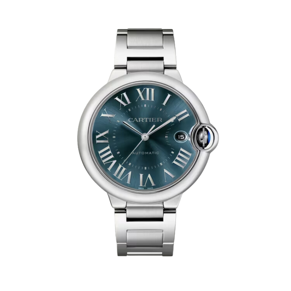 BALLON BLEU DE CARTIER 40 MM STAINLESS STEEL WITH BLUE SUNRAY BRUSHED DIAL