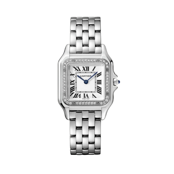 PANTHERE DE CARTIER 37 MM STAINLESS STEEL WITH SILVER DIAL