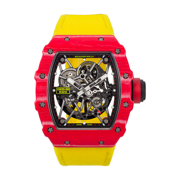 RM 35-02 Rafael Nadal Red Quartz-TPT Automatic Textile Carbon Case