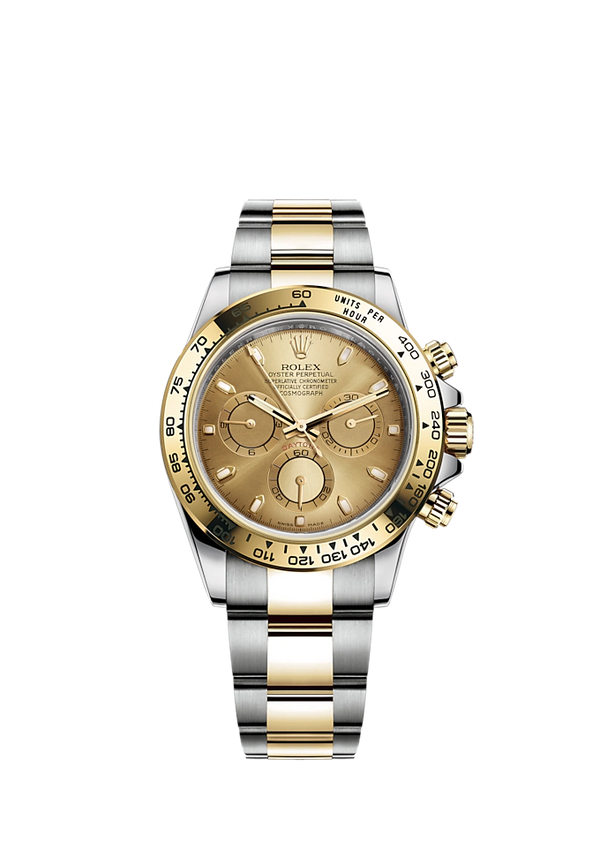 Cosmograph Daytona 40MM Oyster Bracelet Oystersteel and Yellow Gold, With a Gold Dial Yellow Gold Bezel
